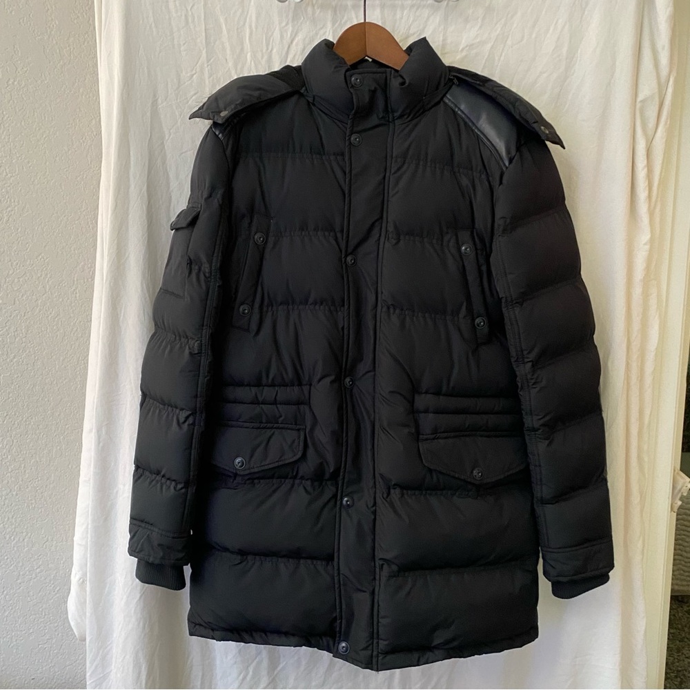 Mackten Black Puffer Jacket Winter Mens Coat size L
